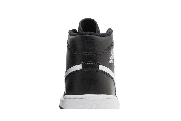 Air Jordan 1 Mid Black White (Women's)