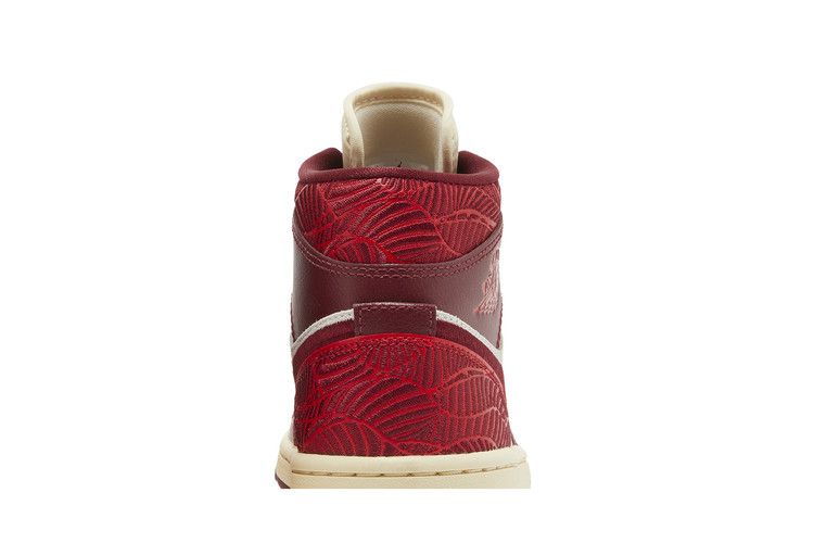 Air Jordan 1 Mid SE Tiki Leaf Team Red (Women's)