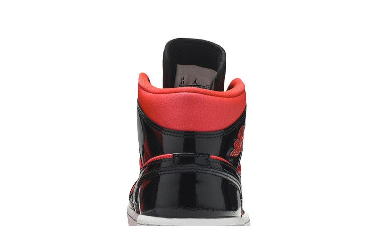 Air Jordan 1 Mid Hot Punch Black (Women's)