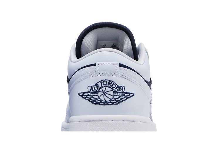 Air Jordan 1 Low SE Football Grey White Gym Red Midnight Navy (Women's)