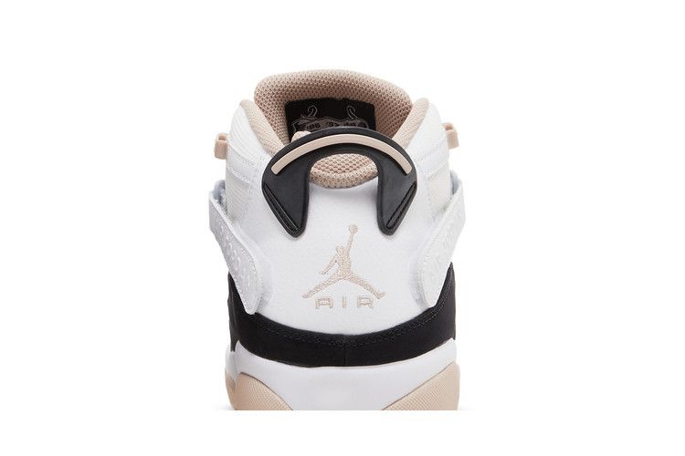 Air Jordan 6 Rings White Fossil Stone Black