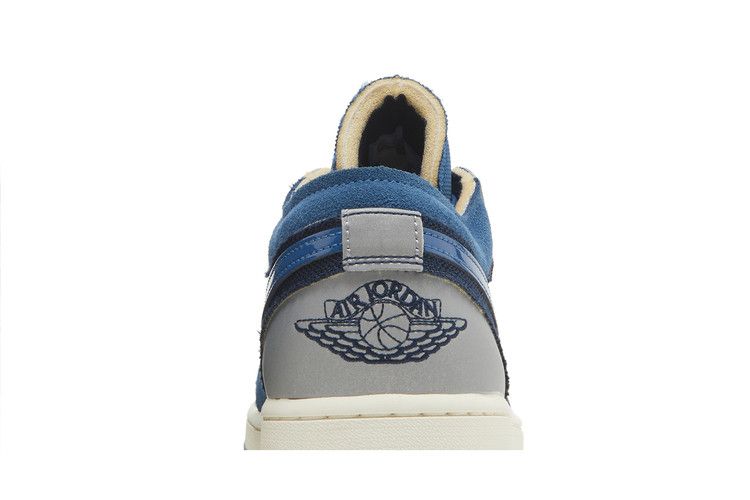 Air Jordan 1 Low SE Craft Obsidian French Blue Ashen Slate White