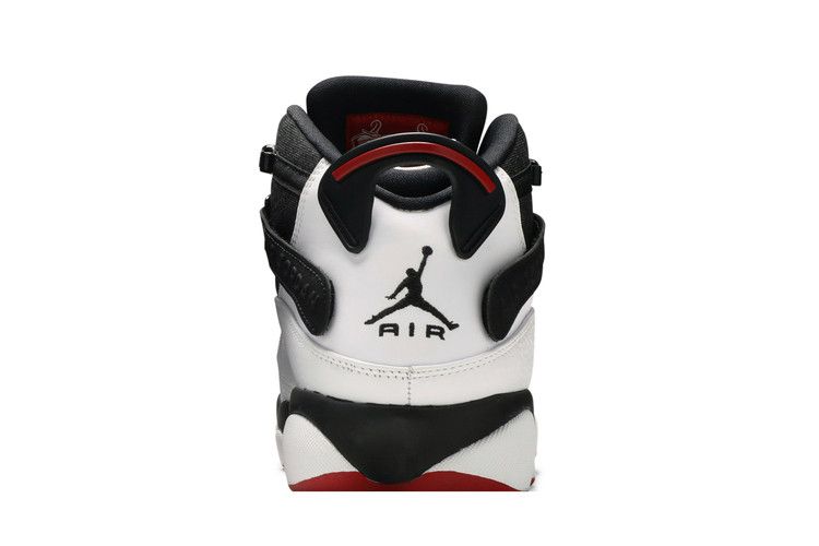 Air Jordan 6 Rings Black White Gym Red