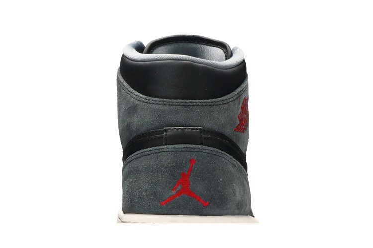 Air Jordan 1 Retro Mid Black Gym Red Anthracite