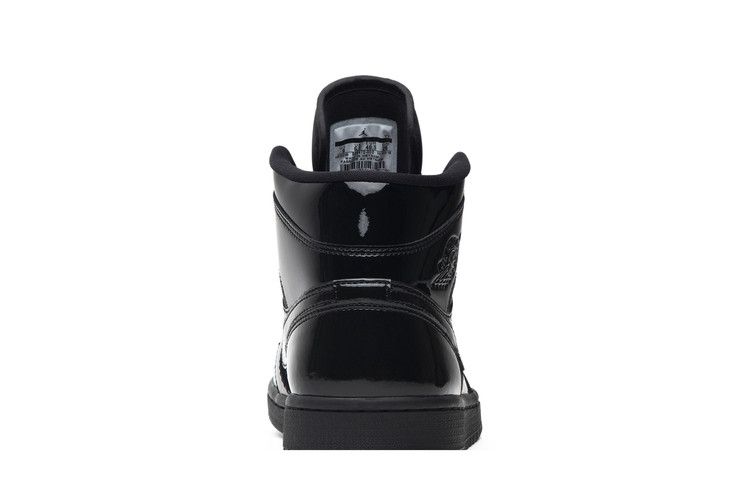 Air Jordan 1 Mid SE Triple Black Patent (Women's)