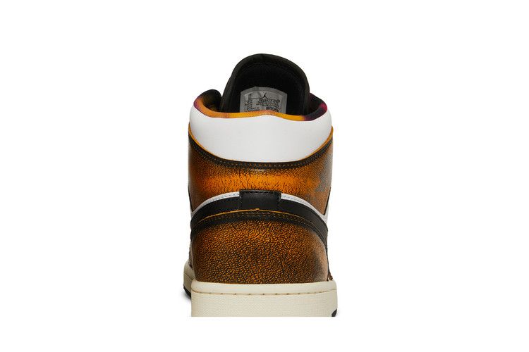 Air Jordan 1 Mid SE Orange Wear Away