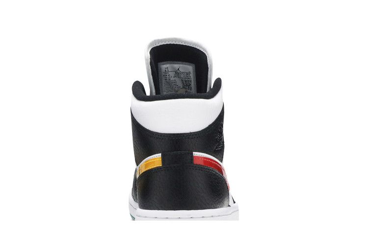 Air Jordan 1 Mid Alternate Swooshes Red Yellow (Women's)