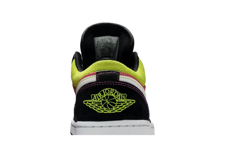Air Jordan 1 Low Black Active Fuchsia Cyber