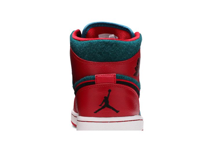Air Jordan 1 Mid Gym Red Black Dark Sea