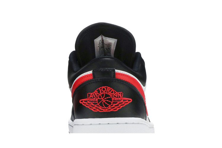Air Jordan 1 Low Black Siren Red (Women's)