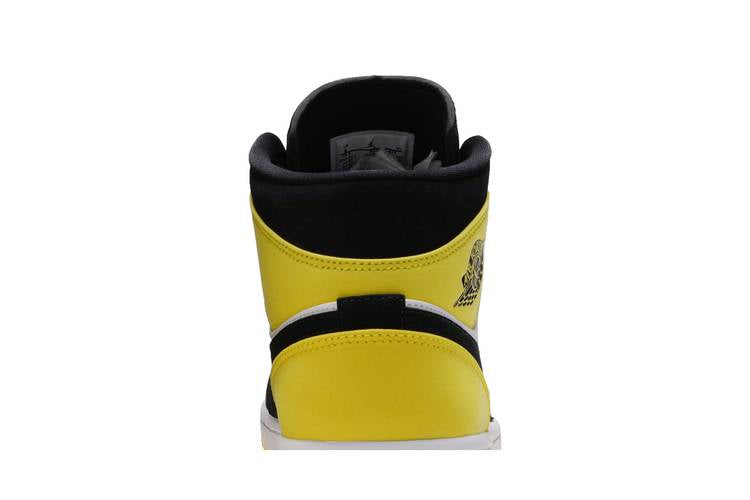 Air Jordan 1 Mid Yellow Toe Black