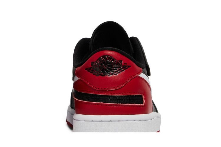 Air Jordan 1 Low FlyEase Black White Gym Red