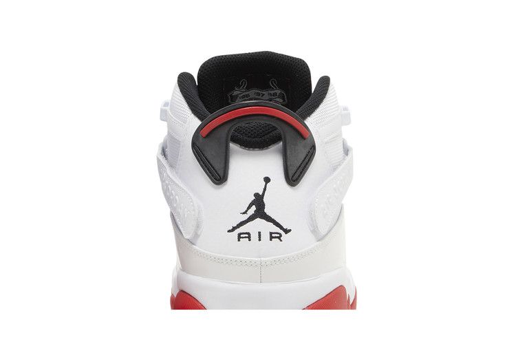 Air Jordan 6 Rings White University Red Black