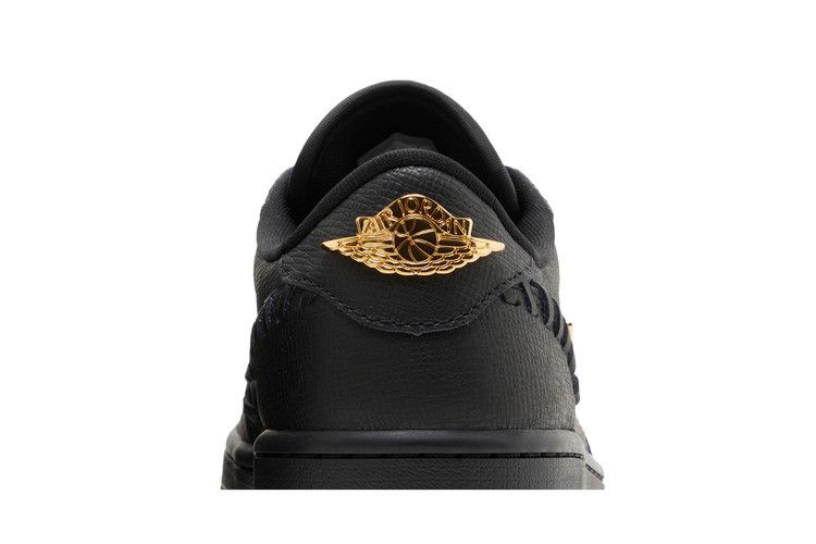 Air Jordan 1 Low Method of Make Black Metallic Gold (Women's)