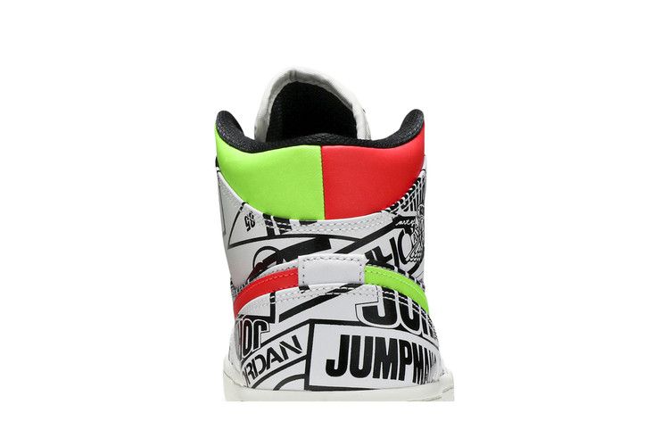 Air Jordan 1 Mid All Over Logos