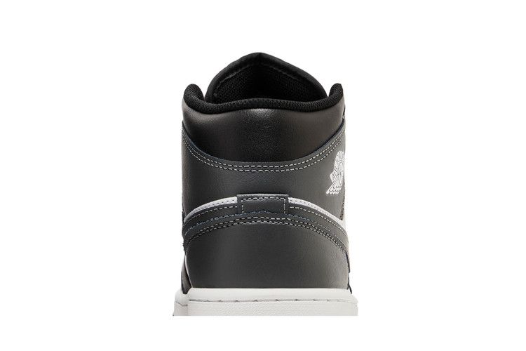 Air Jordan 1 Mid Black White Iron Grey