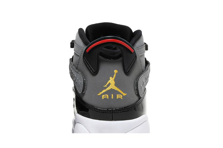 Air Jordan 6 Rings Smoke Grey Black Red Gold