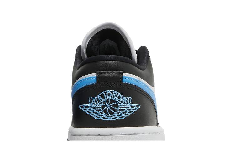 Air Jordan 1 Low Black University Blue White (Women's)