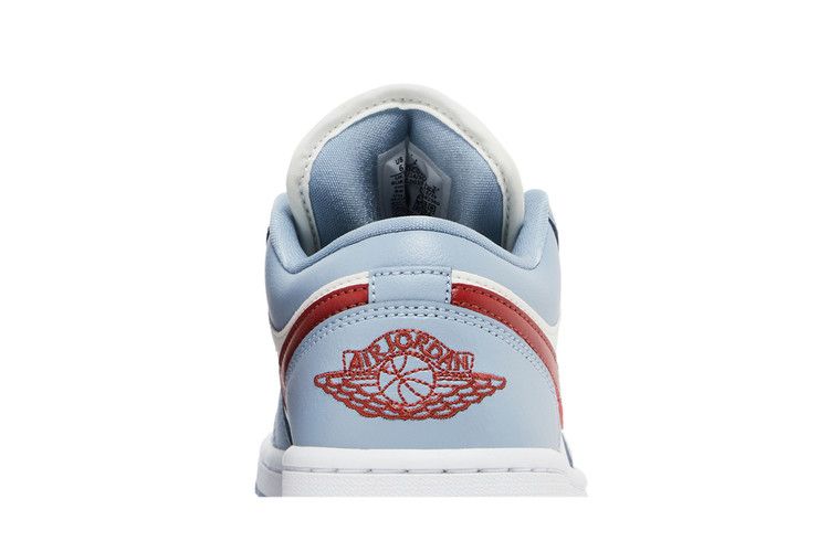 Air Jordan 1 Low Blue Whisper Dune Red (Women's)