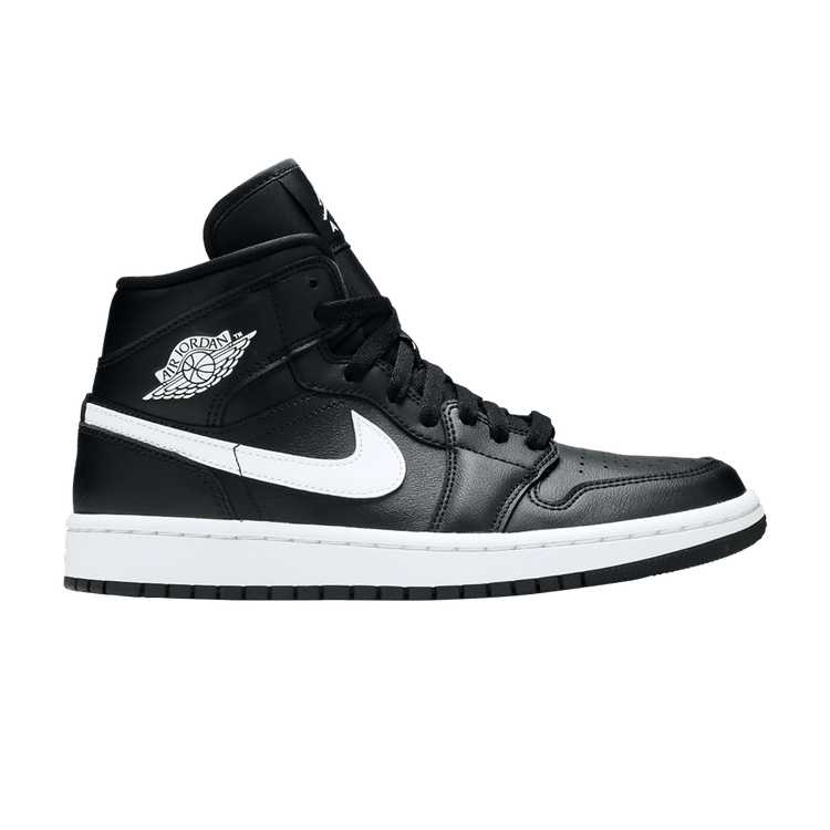 Air Jordan 1 Mid Black White (Women's)