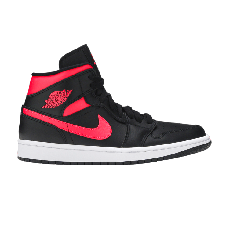 Air Jordan 1 Mid Black Siren Red (Women's)