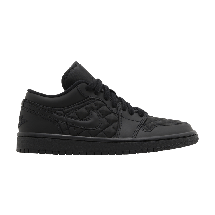 Air Jordan 1 Low Triple Black Quilted (Women's)