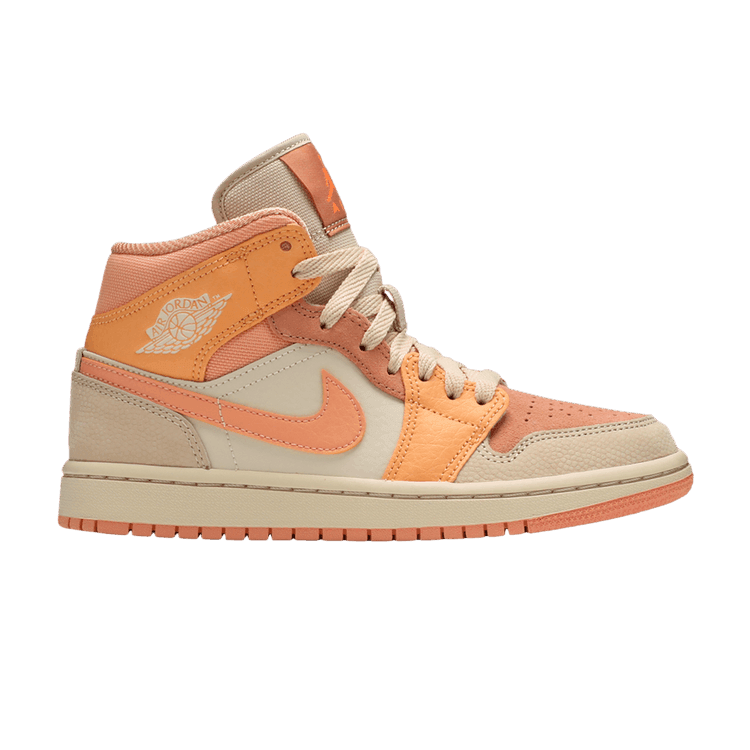 Air Jordan 1 Mid Apricot Orange (Women's)