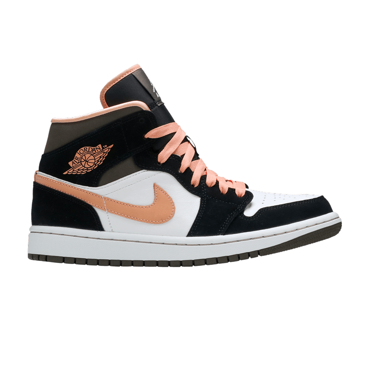Air Jordan 1 Mid Peach Mocha (Women's)