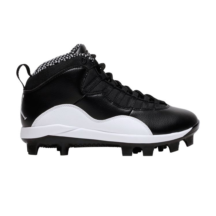 Air Jordan 10 Retro MCS Cleat Black White