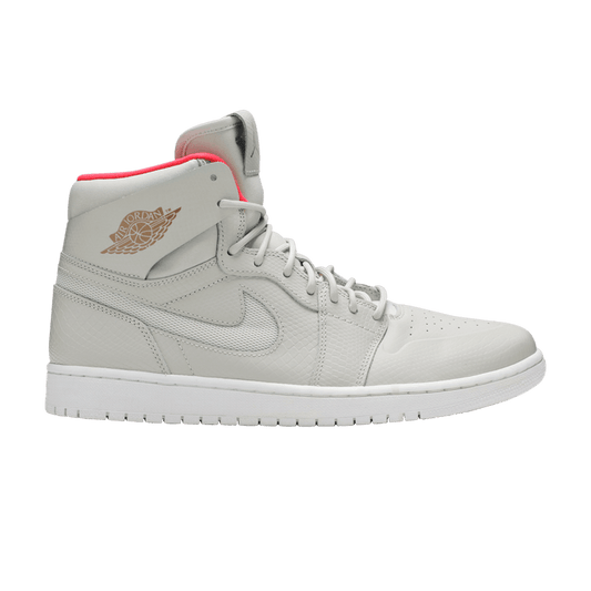Air Jordan 1 Retro High Nouveau Pure Platinum Bright Crimson
