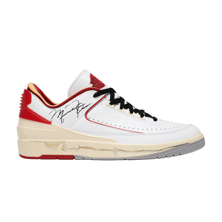 Air Jordan 2 Retro Low SP Off-White White Red