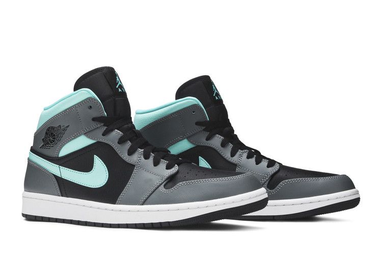 Air Jordan 1 Mid Grey Aqua