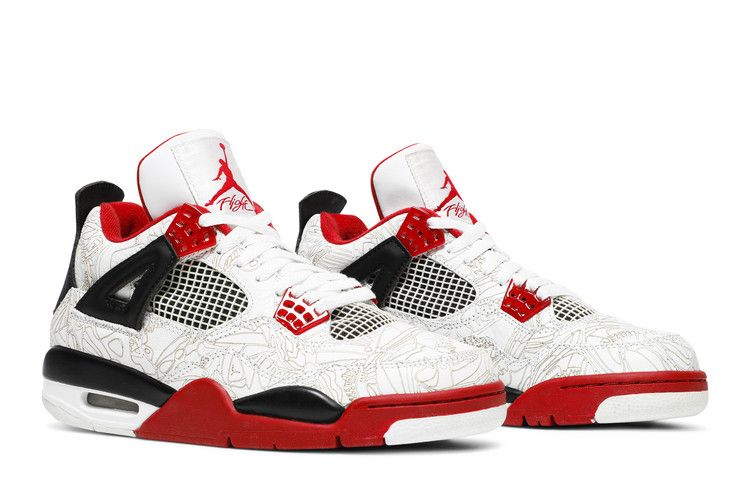 Air Jordan 4 Retro White Laser