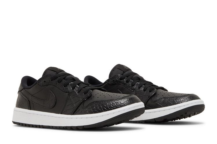 Air Jordan 1 Retro Low Golf Black Croc