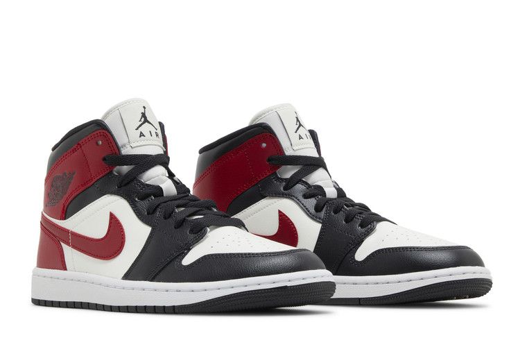 Air Jordan 1 Mid Gym Red Off Noir (Women's)