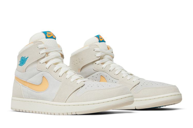 Air Jordan 1 Zoom CMFT 2 Orewood Brown Bright Citrus Sail