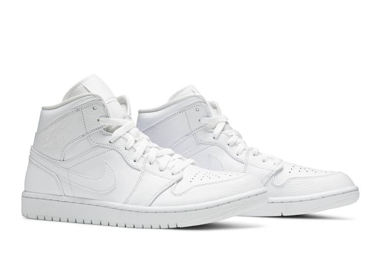 Air Jordan 1 Mid Triple White 2.0 (2020)