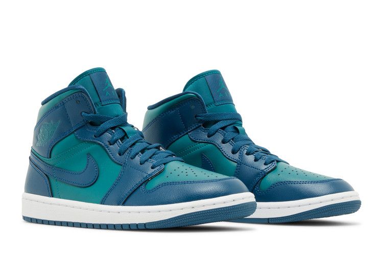 Air Jordan 1 Mid Teal French Blue (Women's)