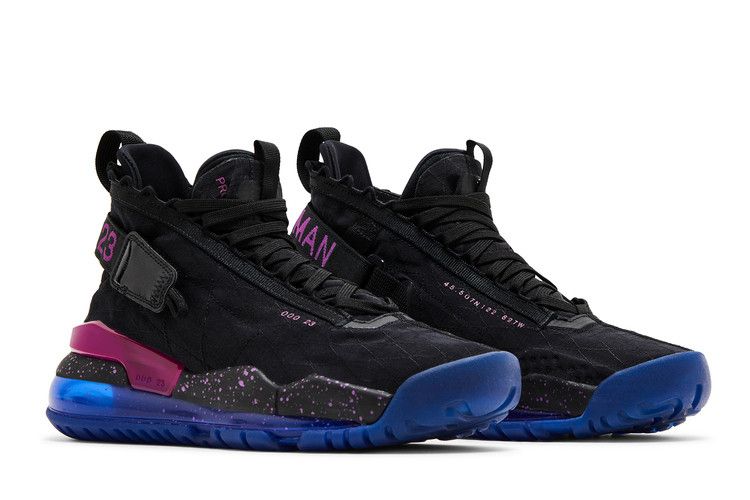 Air Jordan Proto Max 720 Black Racer Blue Hyper Violet