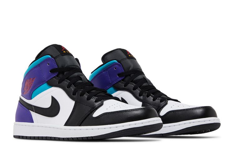 Air Jordan 1 Mid Court Purple Tropical Twist