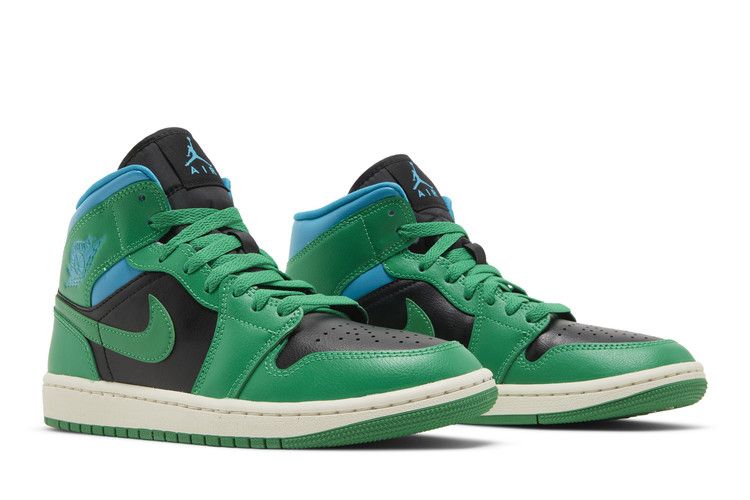 Air Jordan 1 Mid Lucky Green Aquatone (Women's)