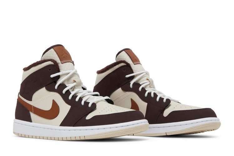 Air Jordan 1 Mid SE Brown Basalt Oatmeal (Women's)