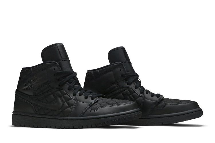 Air Jordan 1 Mid SE Quilted Black (Women's)