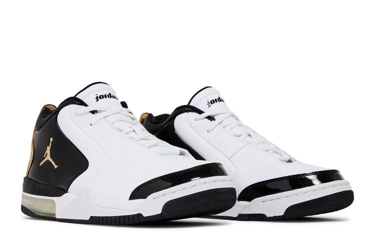 Air Jordan Big Fund Premium White Metallic Gold
