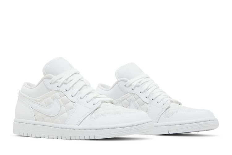 Air Air Jordan 1 Low Quilted White (Women's)