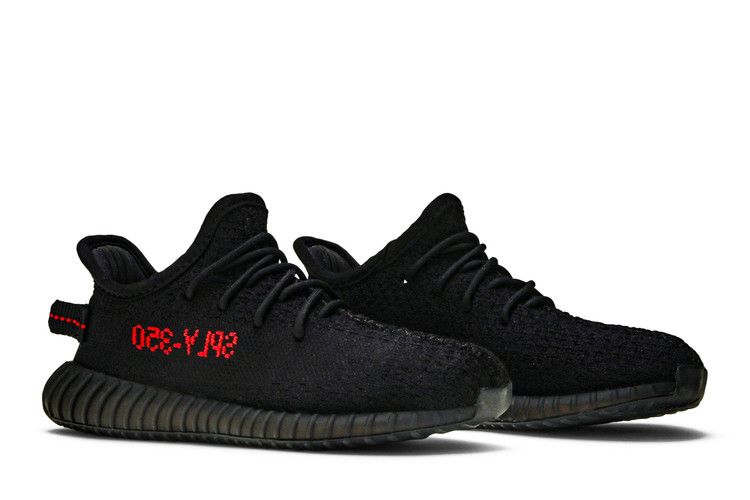 adidas Yeezy Boost 350 V2 Black Red (Kids)