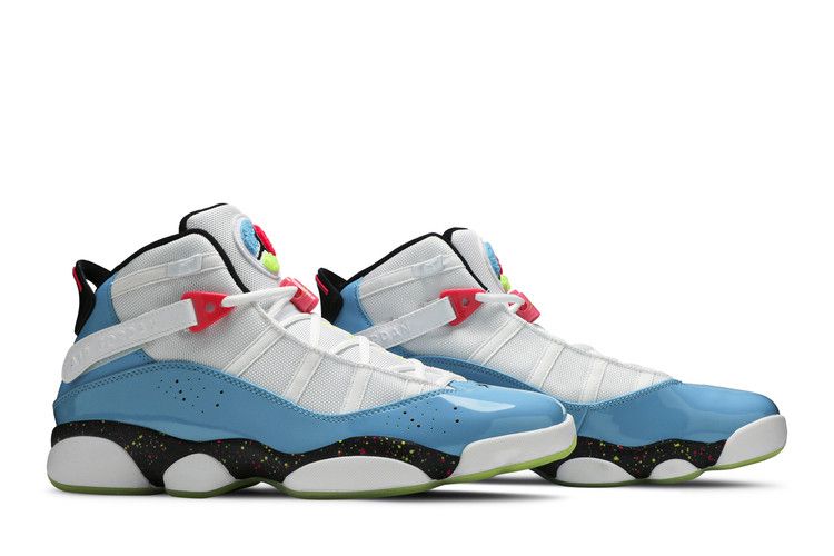 Air Jordan 6 Rings White Light Blue Fury Cyber