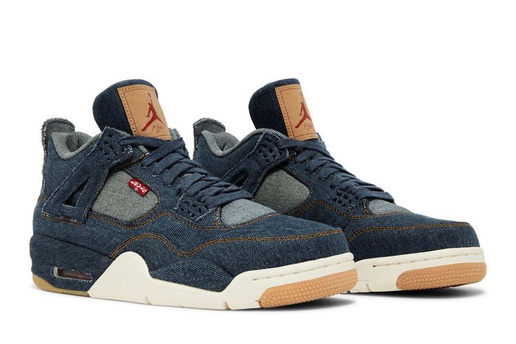 Air Jordan 4 Retro Levi's Denim (Tag with Levi's Logo)