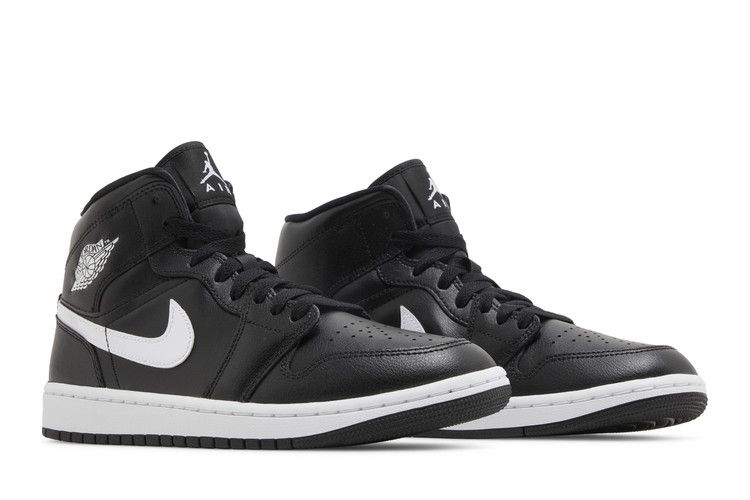 Air Jordan 1 Mid Black White (Women's)
