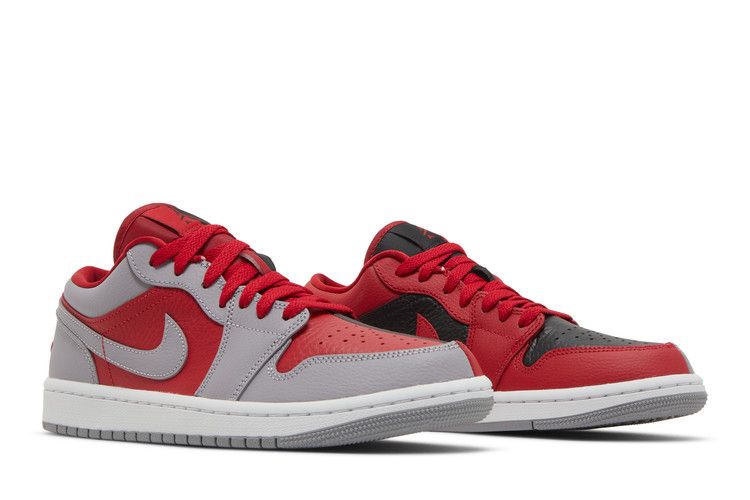 Air Jordan 1 Low SE Homage Split Gym Red Cement Grey (Women's)